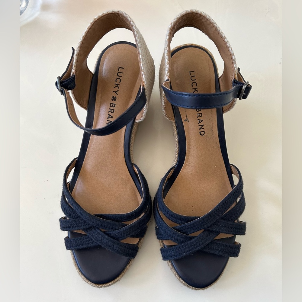 GUC Lucky brand women’s wedge👡👡